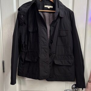 LOFT Charcoal Utility Jacket